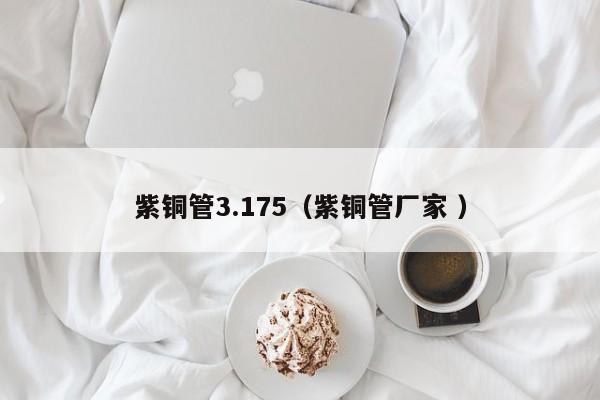 紫铜管3.175（紫铜管厂家 ）